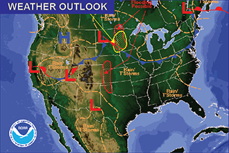 Weather Outlook - June 12, 2016