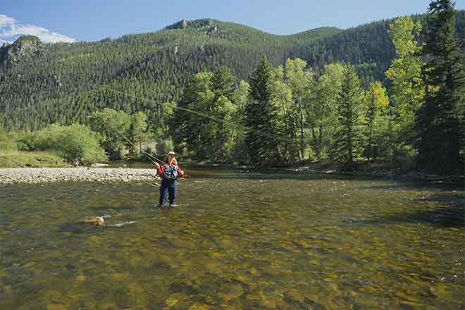 PROMO Miscellaneous - Woman Stream Mountain Fly Fishing - USFWS