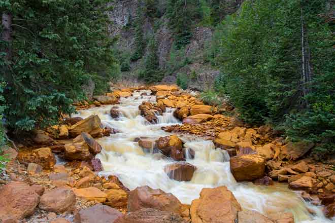 PROMO Outdoors - Red Mountain Creek Colorado Water Stream River - iStock - Aaron Hawkins