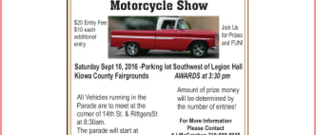 Sponsored - Dusty Plains Car Show