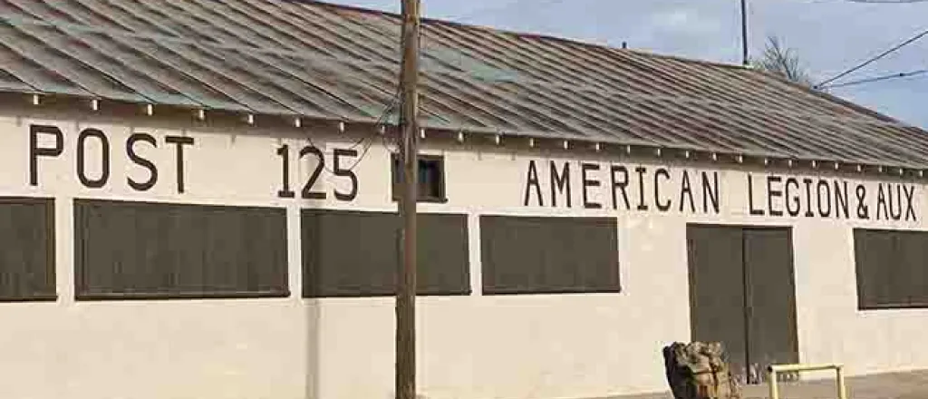 PICT 64J1 Closer view of signage on the American Legion Hall in Eads - Chris Sorensen PICT Closer view of signage on the American Legion Hall in Eads - Chris Sorensen