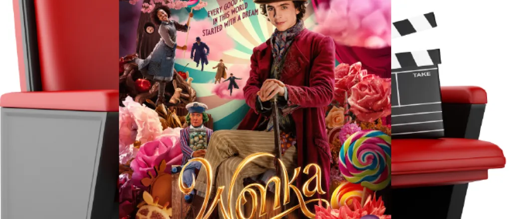 Movie Review - Wonka Movie poster for "Wonka"