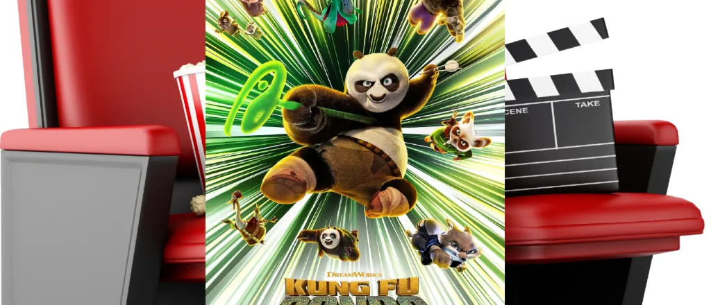 Movie poster for Kung Fu Panda 4