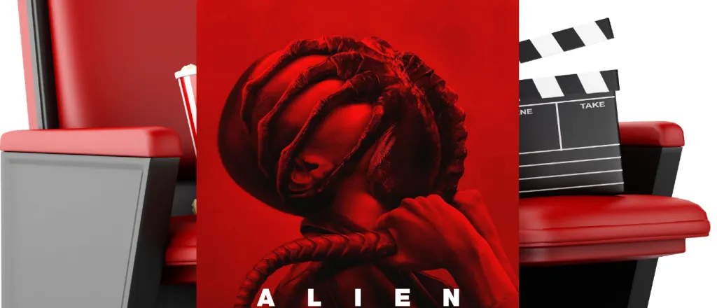 Movie poster for Alien: Romulus Movie poster for Alien: Romulus