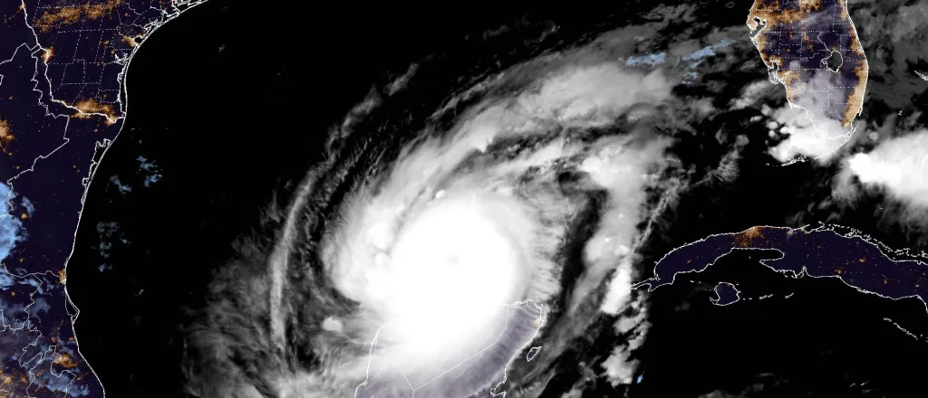 Hurricane Milton - October 10, 2024 - NOAA October 10, 2024 satellite view of Hurricane Milton in the Gulf of Mexico.