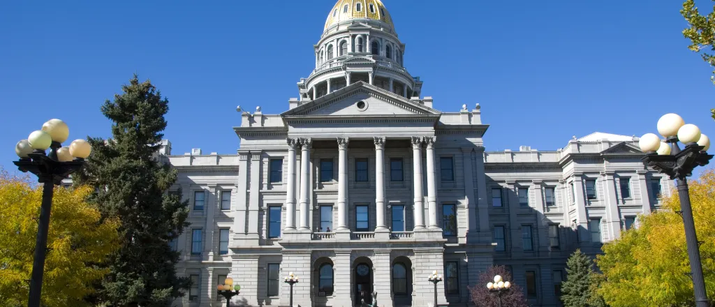 PROMO HIRES Government - Colorado Capitol Building Denver - iStock - kuosumo View of the Colorado state capitol building in the early autumn