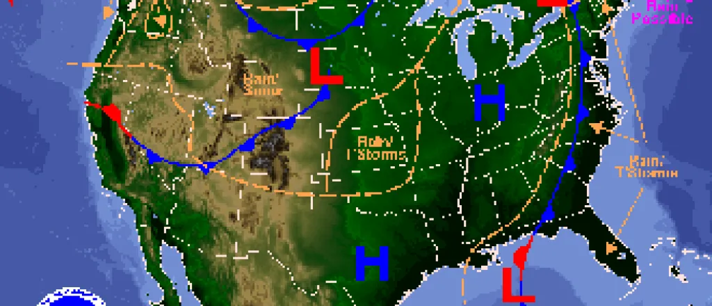 National Weather Map National Weather Map