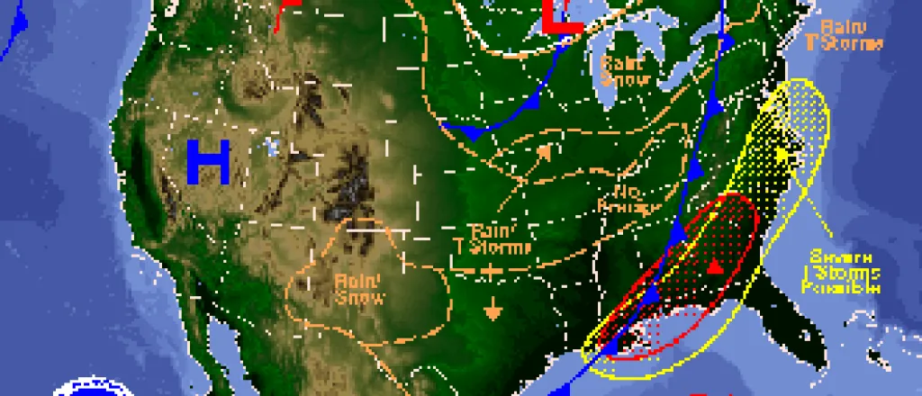 National Weather Map National Weather Map