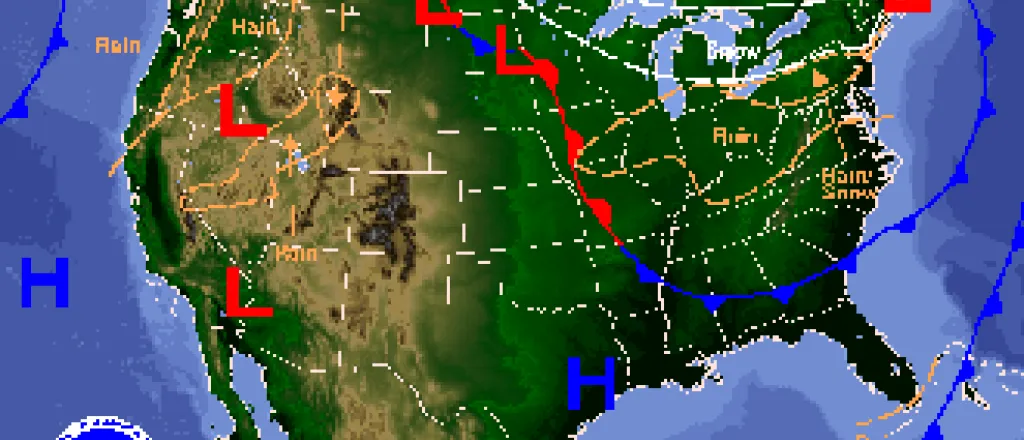 National Weather Map National Weather Map