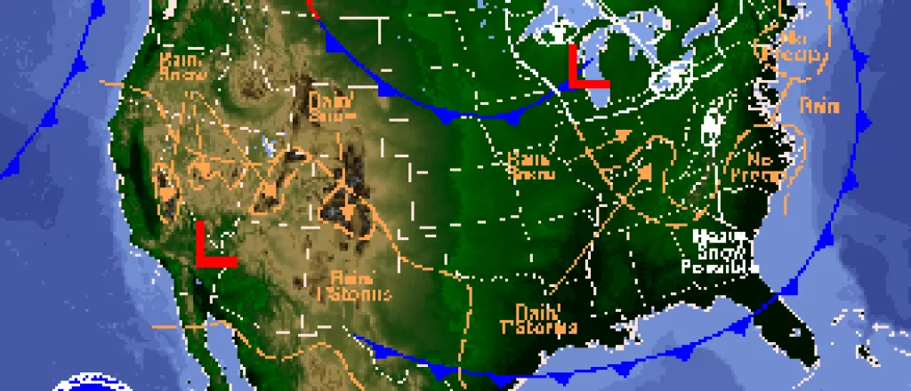 National Weather Map National Weather Map