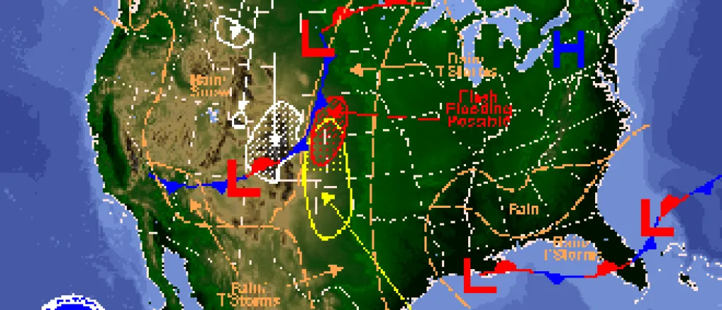 National Weather Map National Weather Map