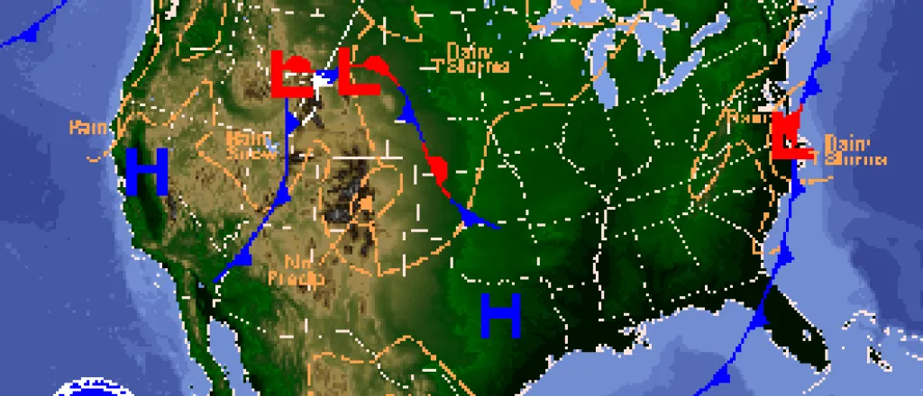 National Weather Map National Weather Map