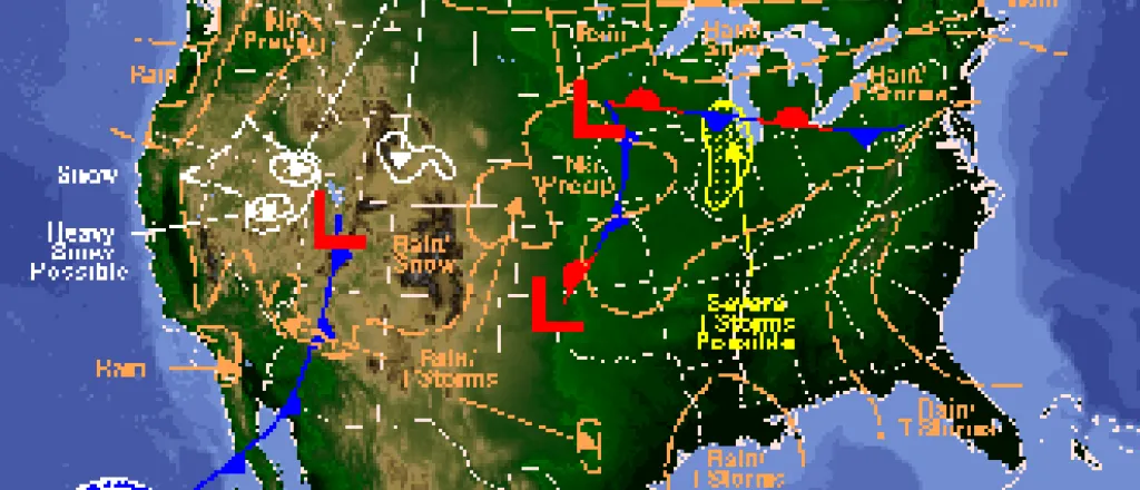 National Weather Map National Weather Map