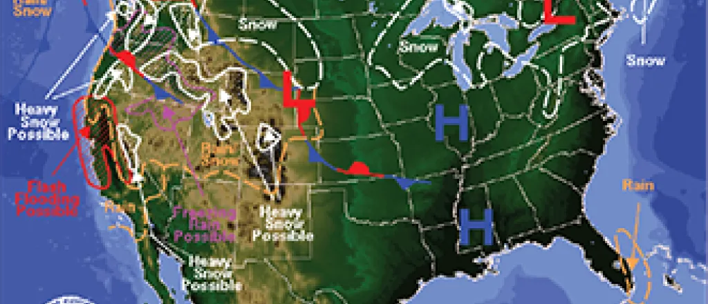 Weather Outlook - January 8, 2017