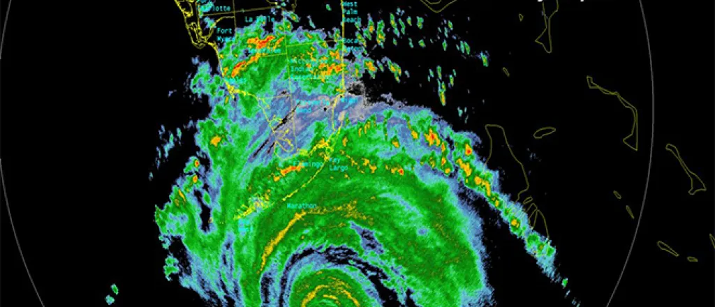 MAP - Hurricane Irma 200 miles south of Naples, Florida - NWS MAP - Hurricane Irma 200 miles south of Naples, Florida - NWS