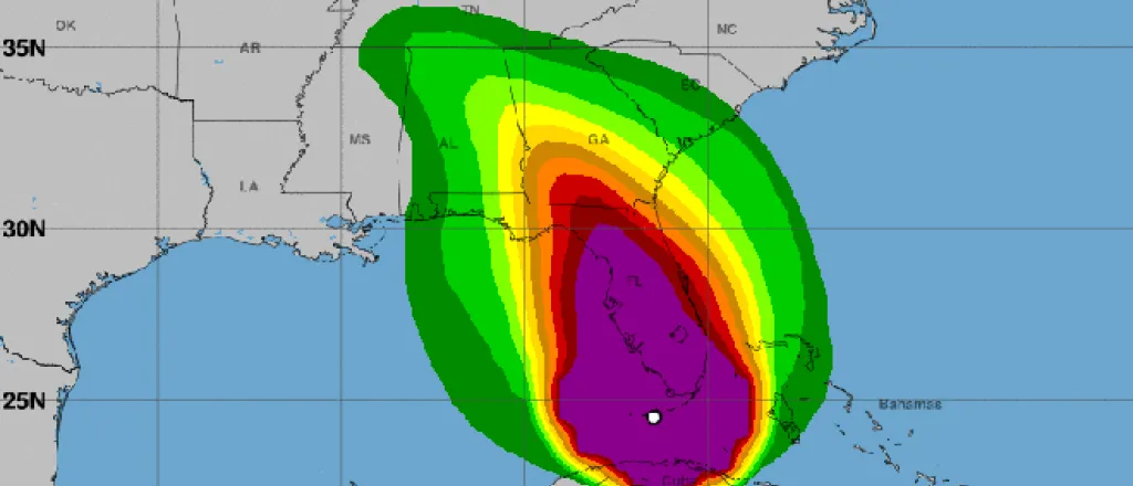 MAP - Hurricane Irma - September 10, 2017