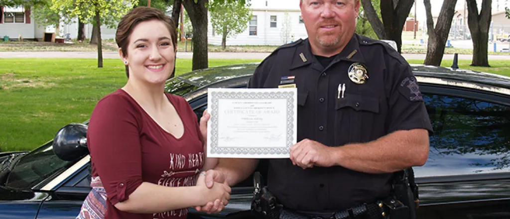 PICT Madison Kelley KC Sheriff Scholarship PICT Madison Kelley KC Sheriff Scholarship