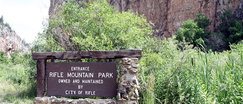 PICT Rifle Mountain Park Entrance - City of Rifle PICT Rifle Mountain Park Entrance - City of Rifle