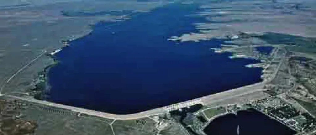 PICT John Martin Reservoir Dam Overview - CPW. PICT John Martin Reservoir Dam Overview - CPW.