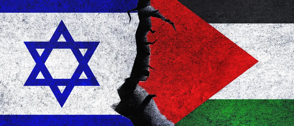 PROMO 64 Global - Flag Israel Paestine Hamal Conflict War Military - Ruma Aktar - iStock-1490252820 PROMO 64 Global - Flag Israel Paestine Hamal Conflict War Military - Ruma Aktar - iStock-1490252820