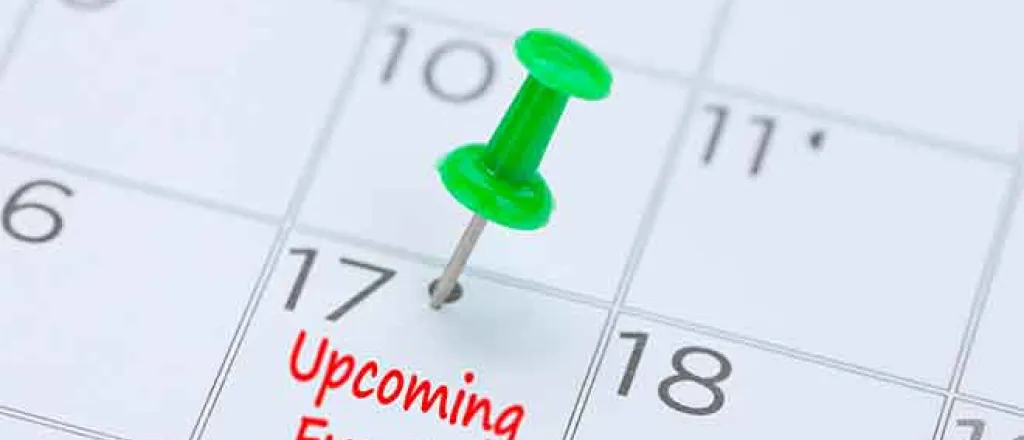 PROMO Miscellaneous - Calendar Upcoming Events Dates Pin - iStock - 3283197d_273