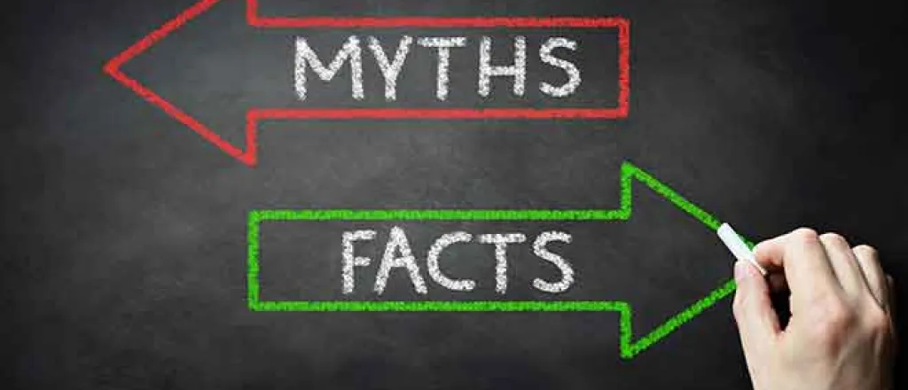 PROMO 64J1 Miscellaneous - Chalkboard Myths Facts Fake News - iStock - BrianAJacson