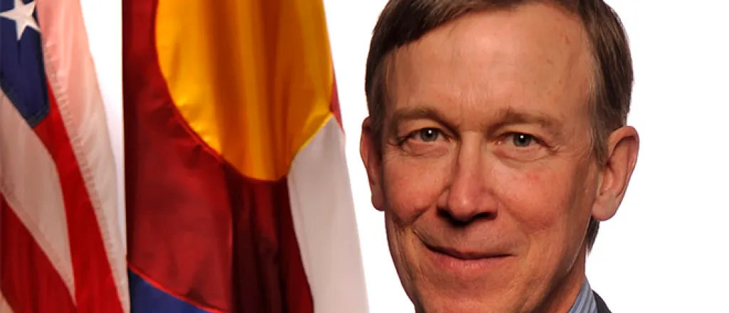 PROMO 660 x 440 Politician - John Hickenlooper Colorado Governor Flags