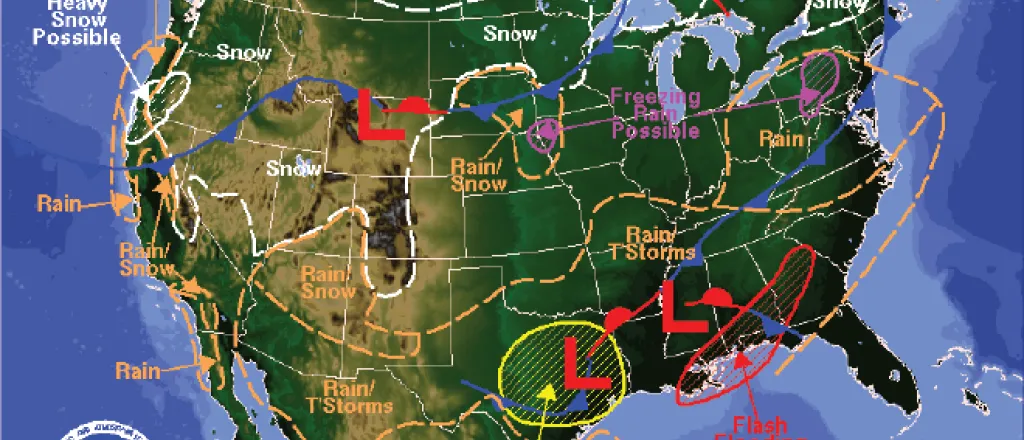 Weather Outlook - January 1, 2017