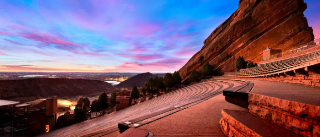 red rock sunset