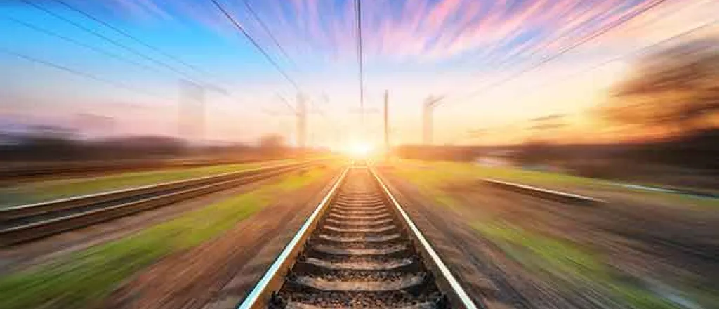 PROMO - 64J1 Transportation - Rail Line Train Track Railroad - iStock - den-belitsky PROMO - 64J1 Transportation - Rail Line Train Track Railroad - iStock - den-belitsky