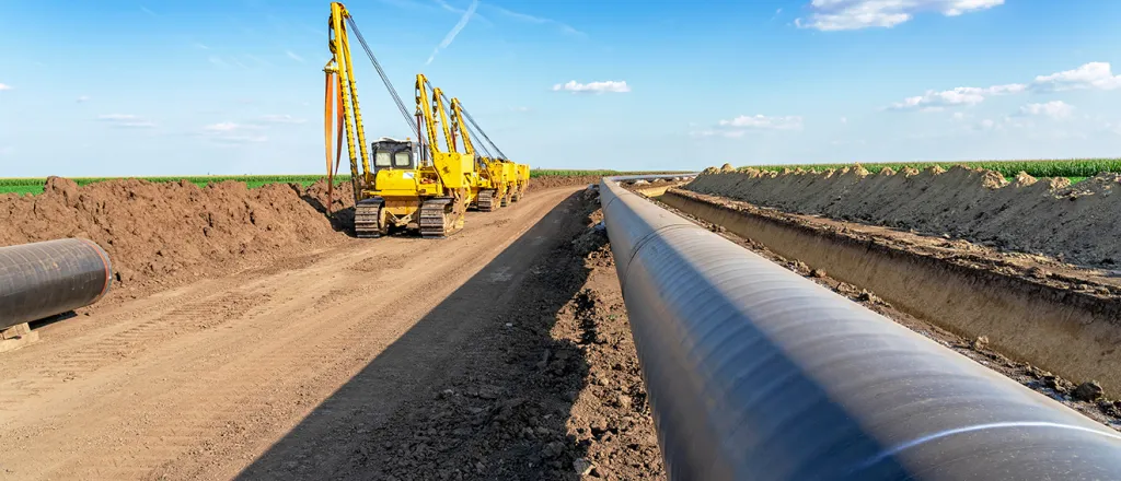 PROMO 64 Energy - Oil Gas Pipeline Construction Machinery Equipment - iStock - RGtimeline