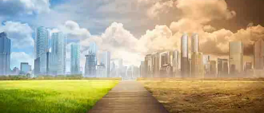 PROMO Environment - Pollution City Field Smoke Sky - iStock - leolintang