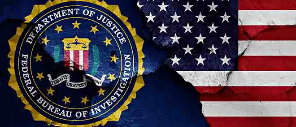PROMO 64J1 Law - Crime Department of Justice Federal Bureau of Investigation FBI Logo Flag - iStock - Racide PROMO 64J1 Law - Crime Department of Justice Federal Bureau of Investigation FBI Logo Flag - iStock - Racide