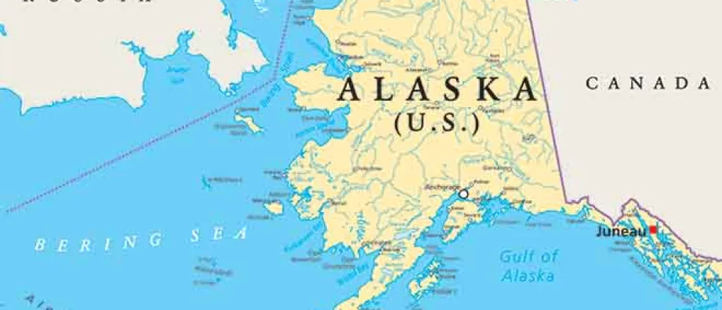 PROMO 64J1 Map - Alaska State Map - iStock - PeterHermesFurian