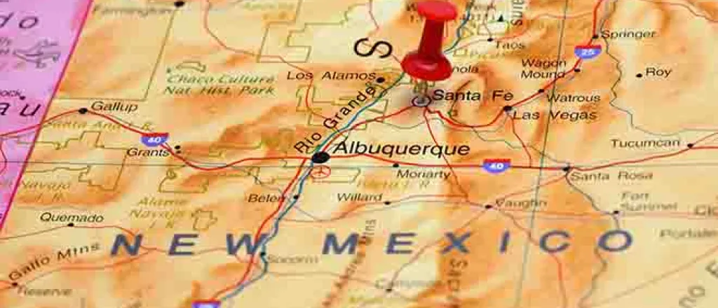 PROMO Map - New Mexico State Map - iStock - dk_photos