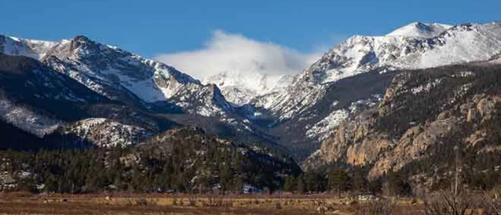 PROMO 64J1 Outdoors - Mountains Trees Rocky Mountain National Park Snow - NPS PROMO Outdoors - Mountains Trees Rocky Mountain National Park Snow - NPS