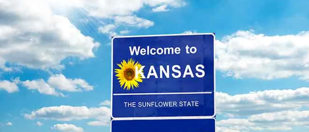 PROMO 64J1 States - Road SIgn Kansas Sunflower - iStock - Lady-Photo PROMO 64J1 States - Road SIgn Kansas Sunflower - iStock - Lady-Photo
