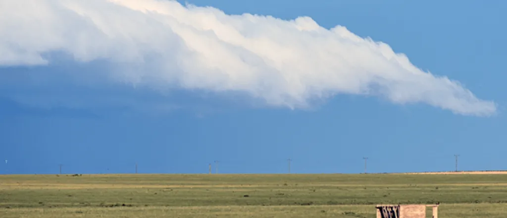 PROMO 64S Agriculture - Stock Tank Field Clouds Prairie Cheyenne County Colorado - Chris Sorensen