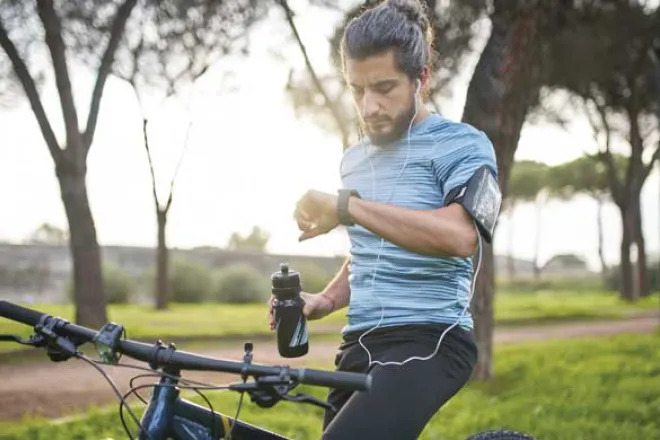 PICT Man on bicycle - Getty Images