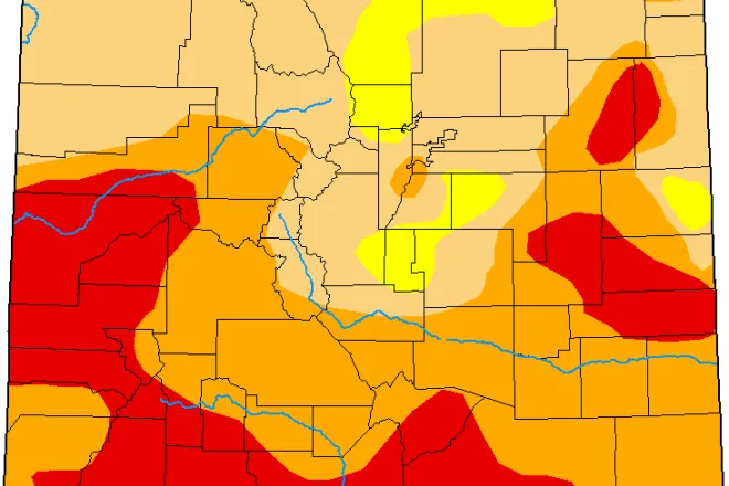 MAP Colorado Drought Conditions - August 11, 2020 - National Drought Mitigation Center