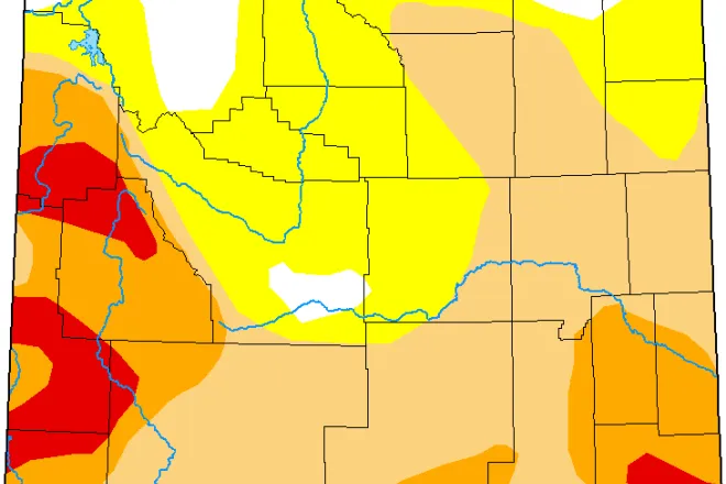 MAP Wyoming Drought Conditions - August 2, 2022 - National Drought Mitigation Center MAP Wyoming Drought Conditions - August 2, 2022 - National Drought Mitigation Center
