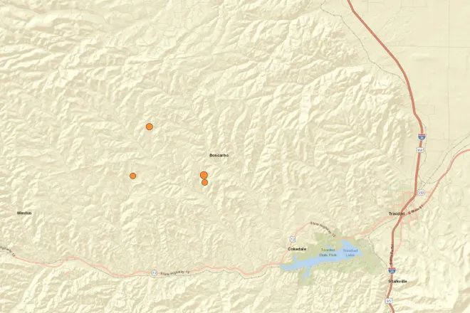 MAP Earthquakes near Trinidad in Las Animas County, Colorado, March 9-10, 2023 - USGS MAP Earthquakes near Trinidad in Las Animas County, Colorado, March 9-10, 2023 - USGS