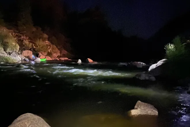 PICT Jeff Hammond, a river ranger with the Arkansas Headwaters Recreation Area, made three trips across the Arkansas River to rescue three people - Chaffee County Search and Rescue