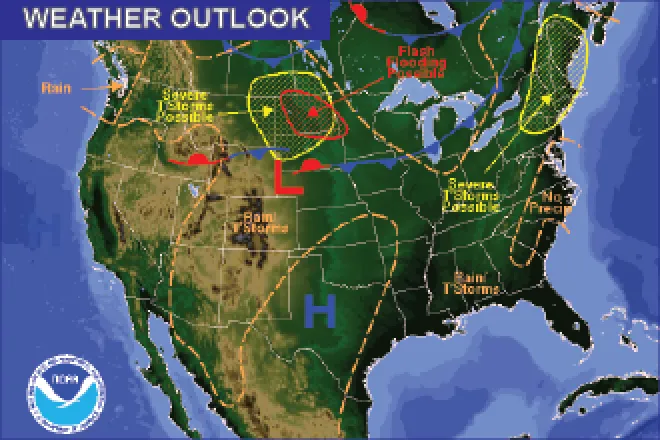 Weather Outlook - July 22, 2016