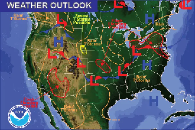Weather Outlook - July 30, 2016
