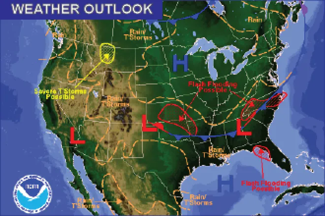 Weather Outlook - August 7, 2016