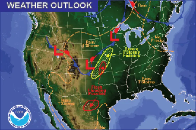 Weather Outlook - August 19, 2016