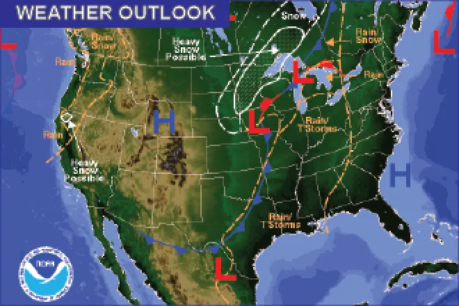 Weather Outlook - November 18, 2016