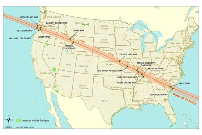 MAP - Eclipse Map - Liz Cruz USFWS