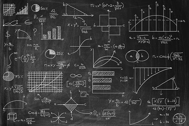 64J Academics - Chalk Board School - iStock Academics - School Education Chalk Board Science Graph Chart - iStock - Minerva Studio